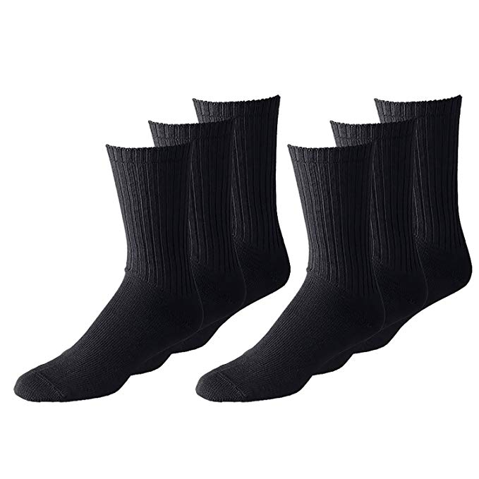 108 Pairs Men Women Classic and Athletic Crew Socks - Wholesale Lot Packs - Any Shoe Size