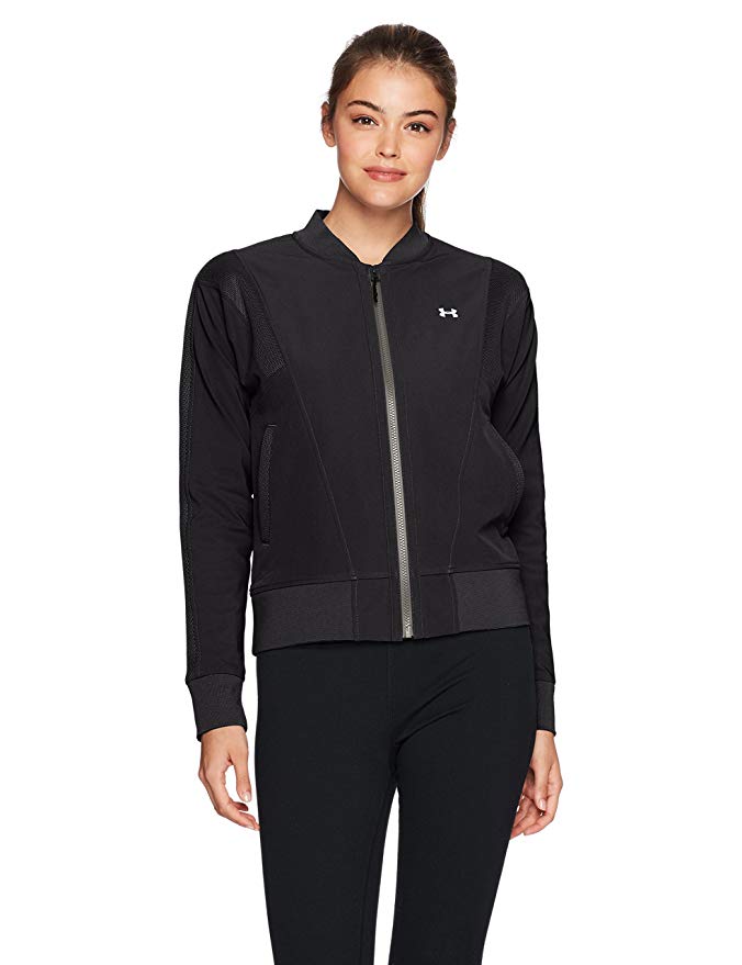 Under Armour Women's Mixed Media Woven Bomber