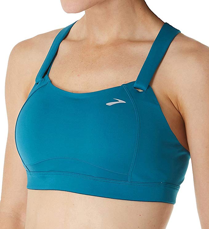 Brooks Womens Juno Cross Back Adjustable High-Impact Sports Bra | Moving Comfort