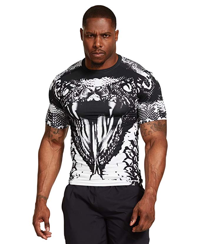 Under Armour Mens Shark Heat Gear Compression Top