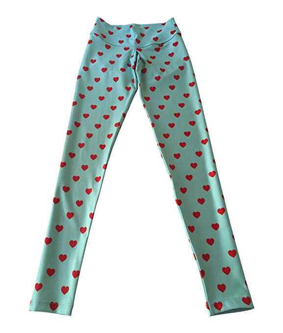 FITMAMA Mini-Hearts Printed Legging