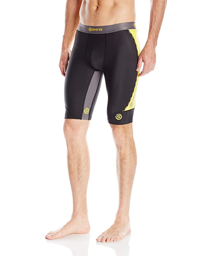 Skins Mens DNAmic Men's Compression Half Tights/Shorts