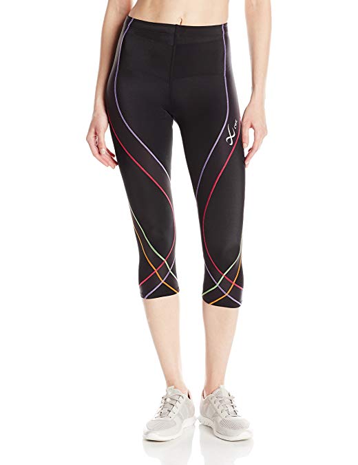 CW-X Women's Muscle Support Endurance Pro 3/4 Cropped Compression Tight