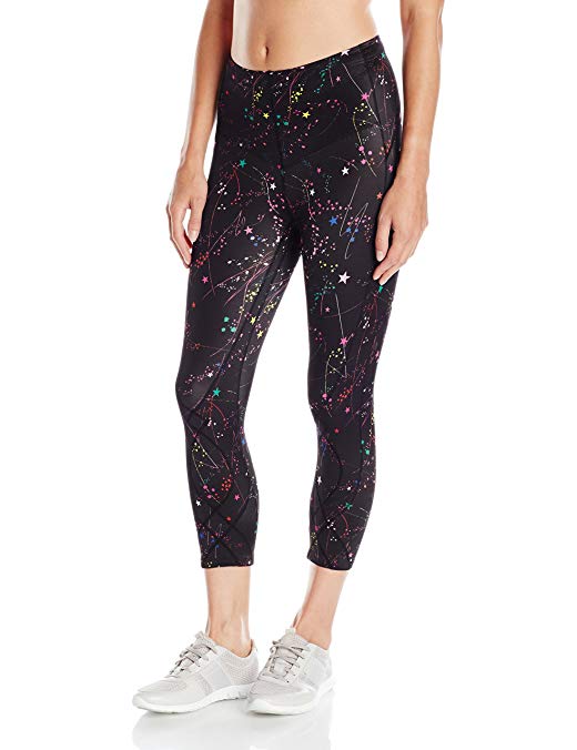 CW-X Conditioning Wear Women's Constellation Print Stabilyx 3/4 Tights, X-Small