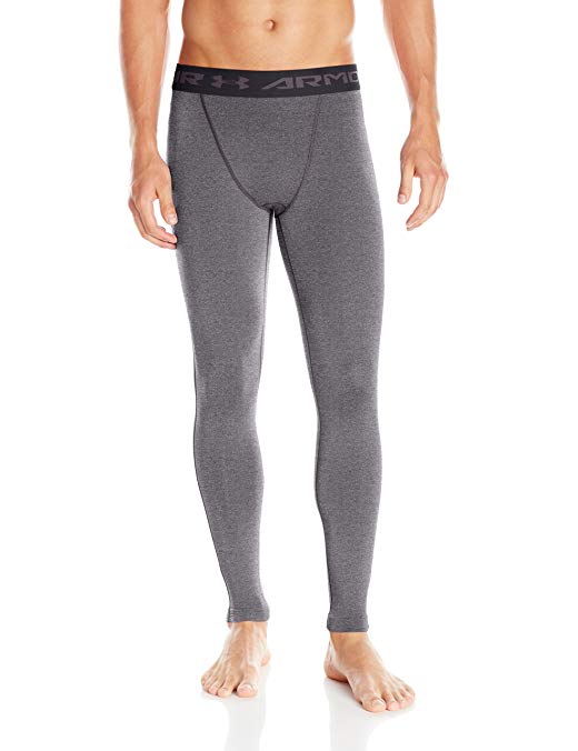 Under Armour Men's HeatGear Armour Compression Leggings, Carbon Heather, XX-Large