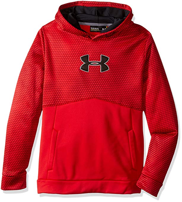 Under Armour Boys' Storm Armour Fleece Mid Logo Hoodie