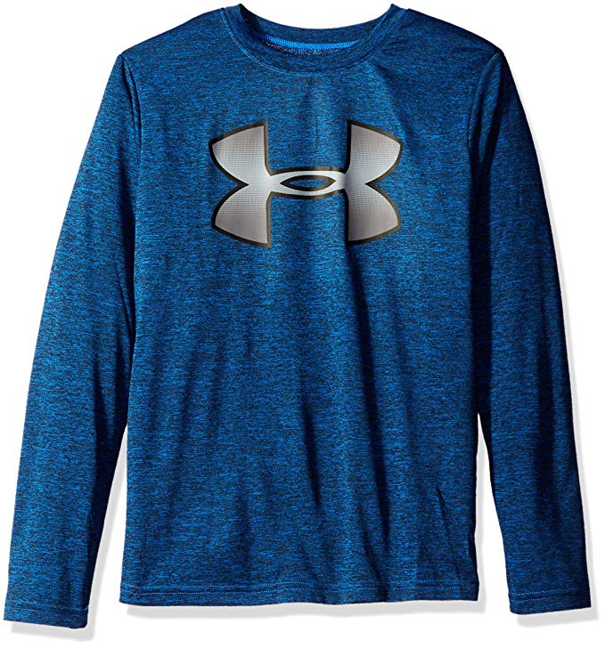 Under Armour Boys Novelty Big Logo Long Sleeve Shirt