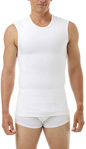 Underworks Cotton Concealer Compression Muscle Shirt Top 3-Pack
