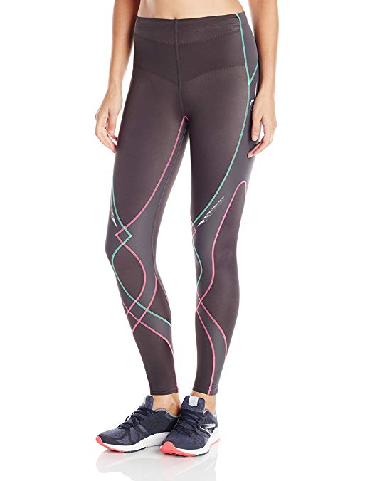 CW-X Women's Mid Rise Full Length Stabilyx Compression Legging Tights